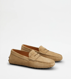 Mocassin Gommino Cuirs Velours