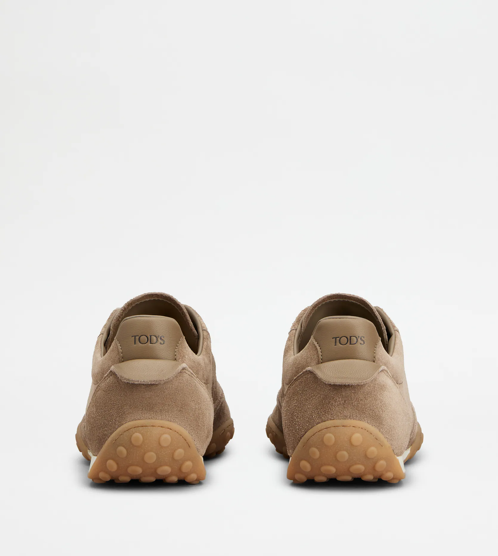 Sneaker Cuir Velours