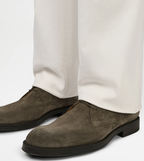 Bottines cuirs velours lacets