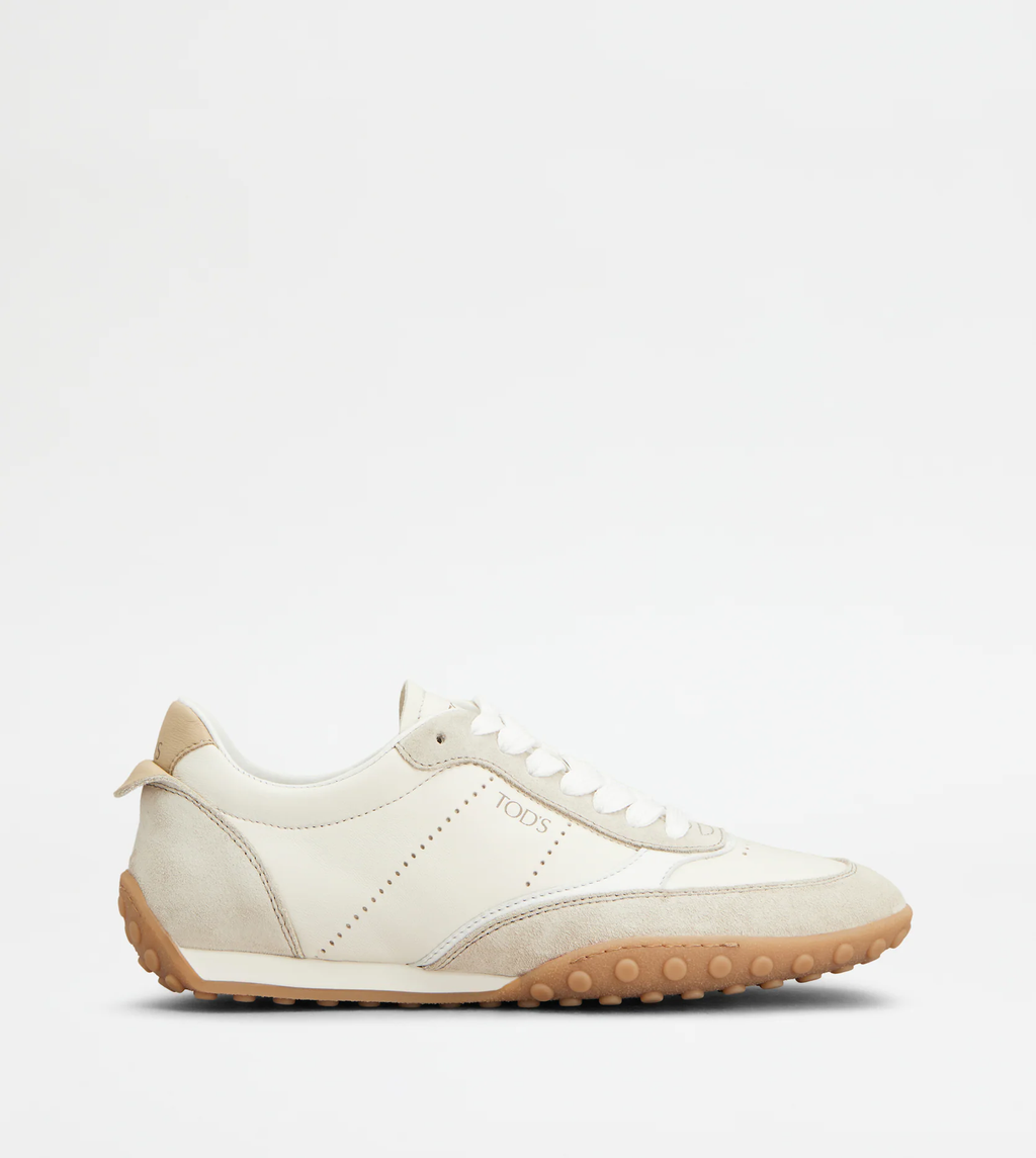 Sneaker Nappa & Cuir Velours