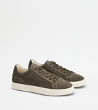 Sneaker Cuir Velours