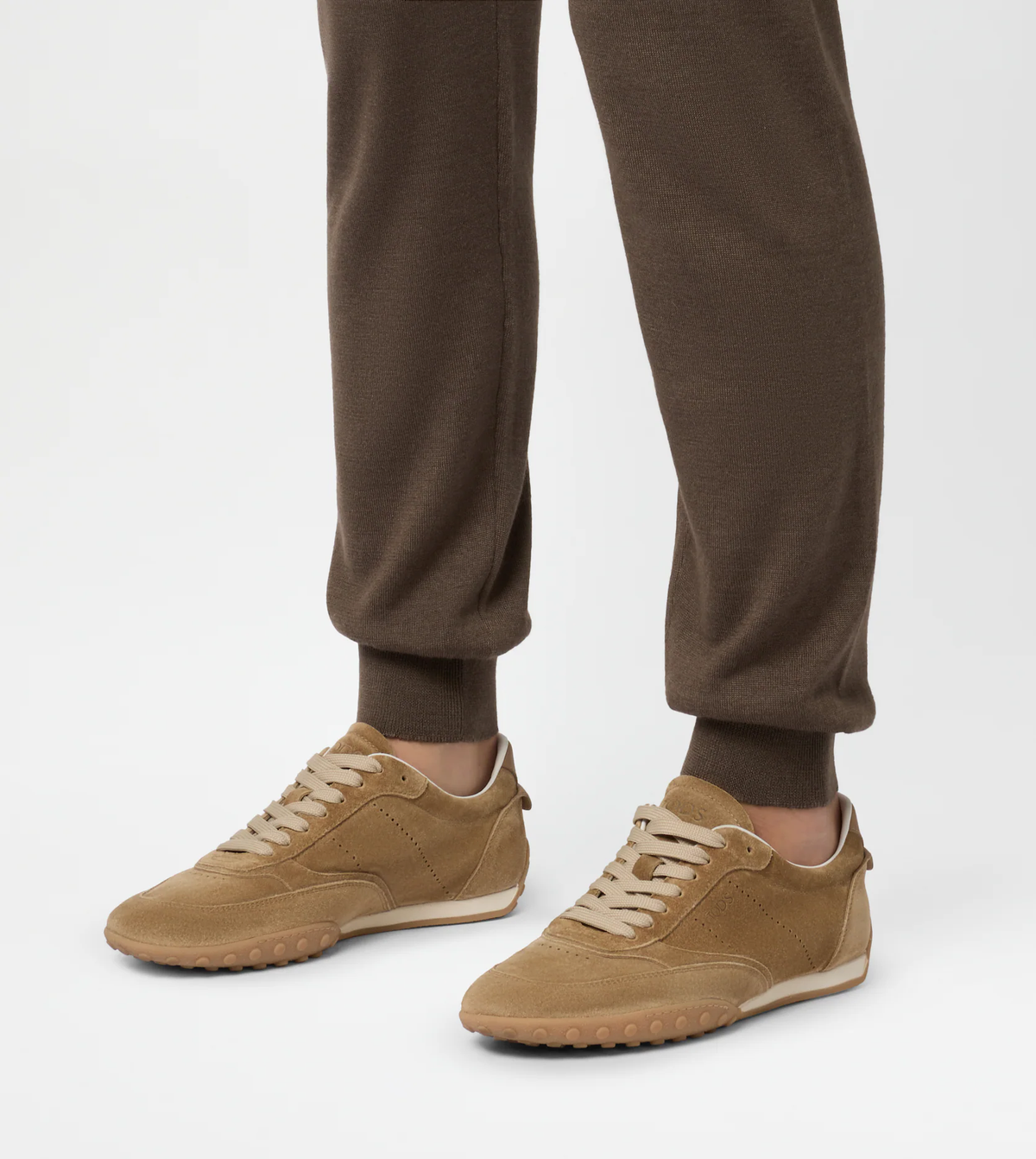 Sneaker Cuir et Veau Velours