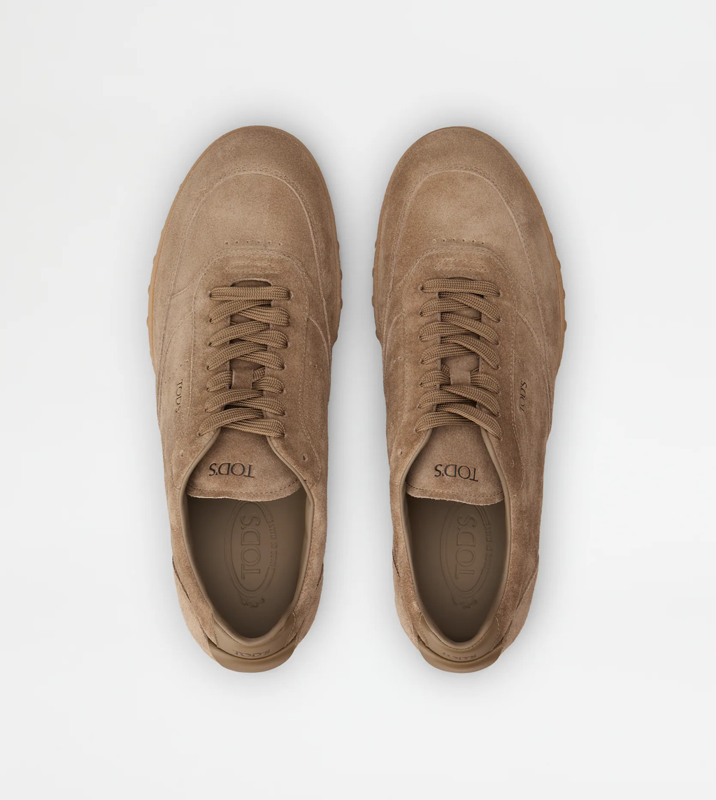 Sneaker Cuir Velours