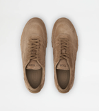 Sneaker Cuir Velours