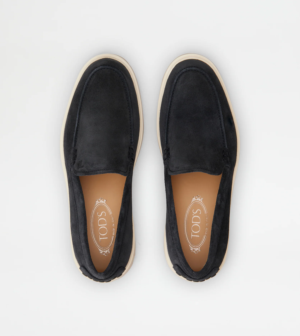 Slipper Cuir Velours