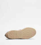 Mocassin semelle gomme cuir velours