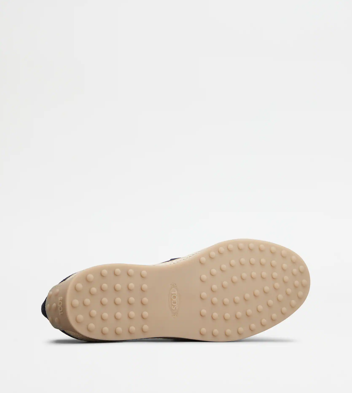 Mocassin semelle gomme cuir velours