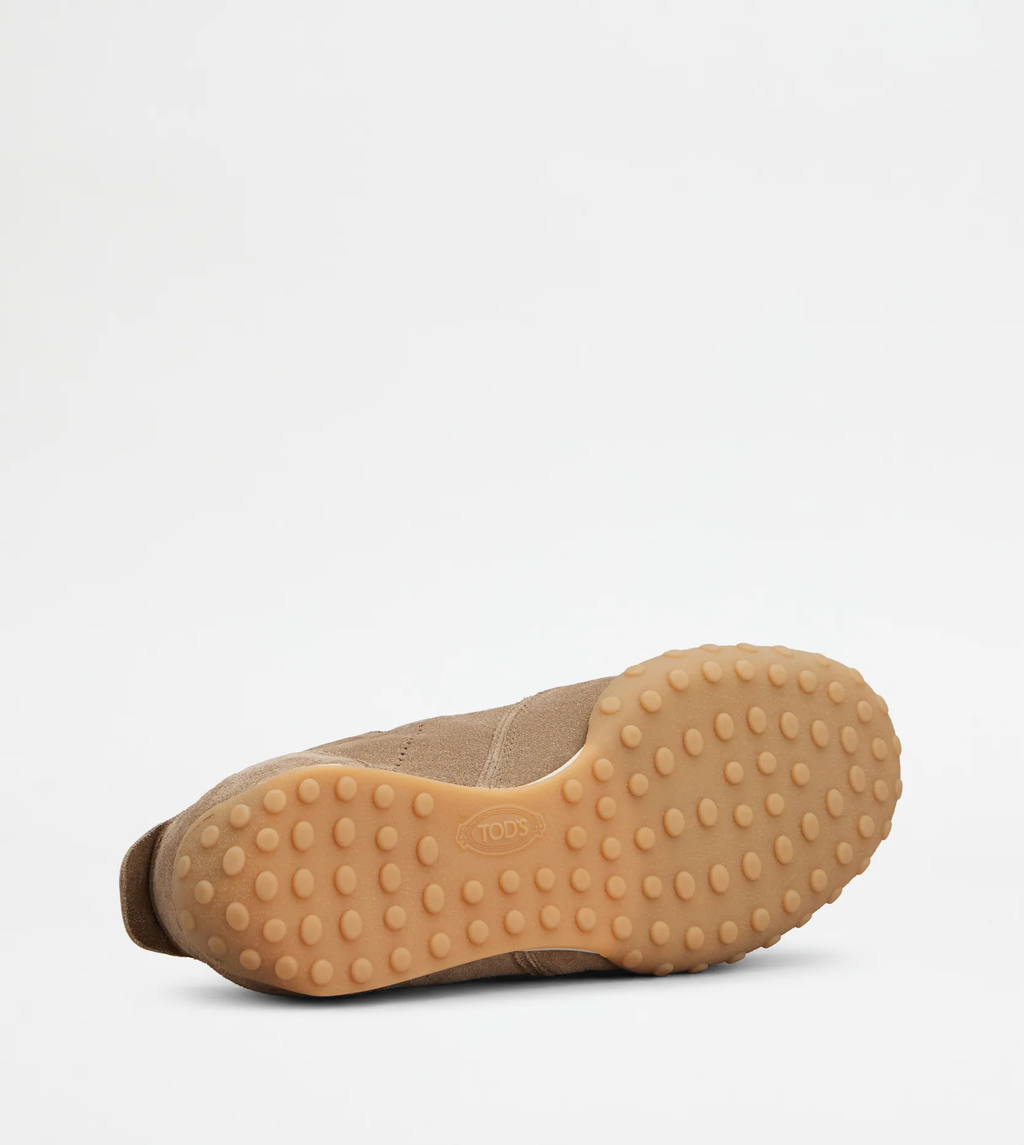 Sneaker Cuir Velours