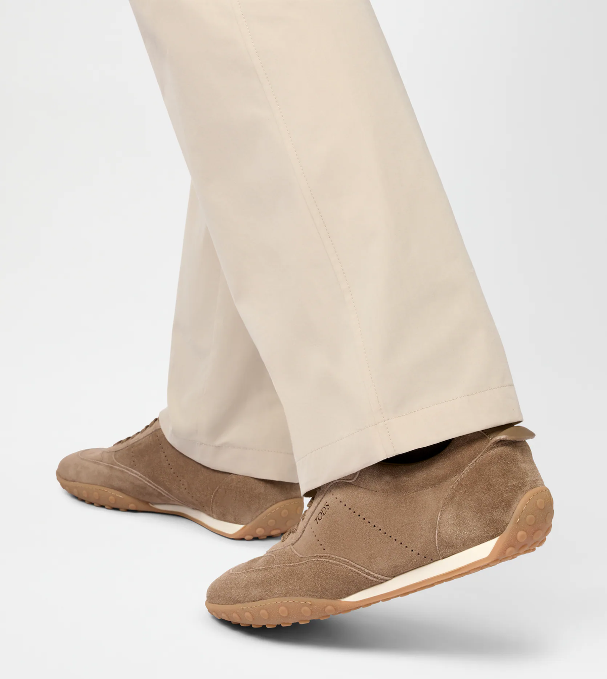 Sneaker Cuir Velours