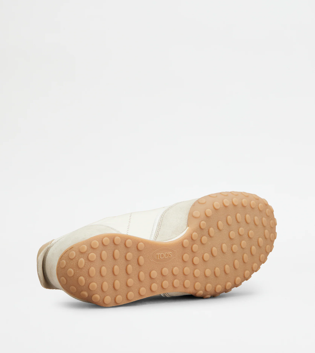 Sneaker Nappa & Cuir Velours