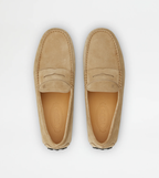 Mocassin Gommino Cuirs Velours