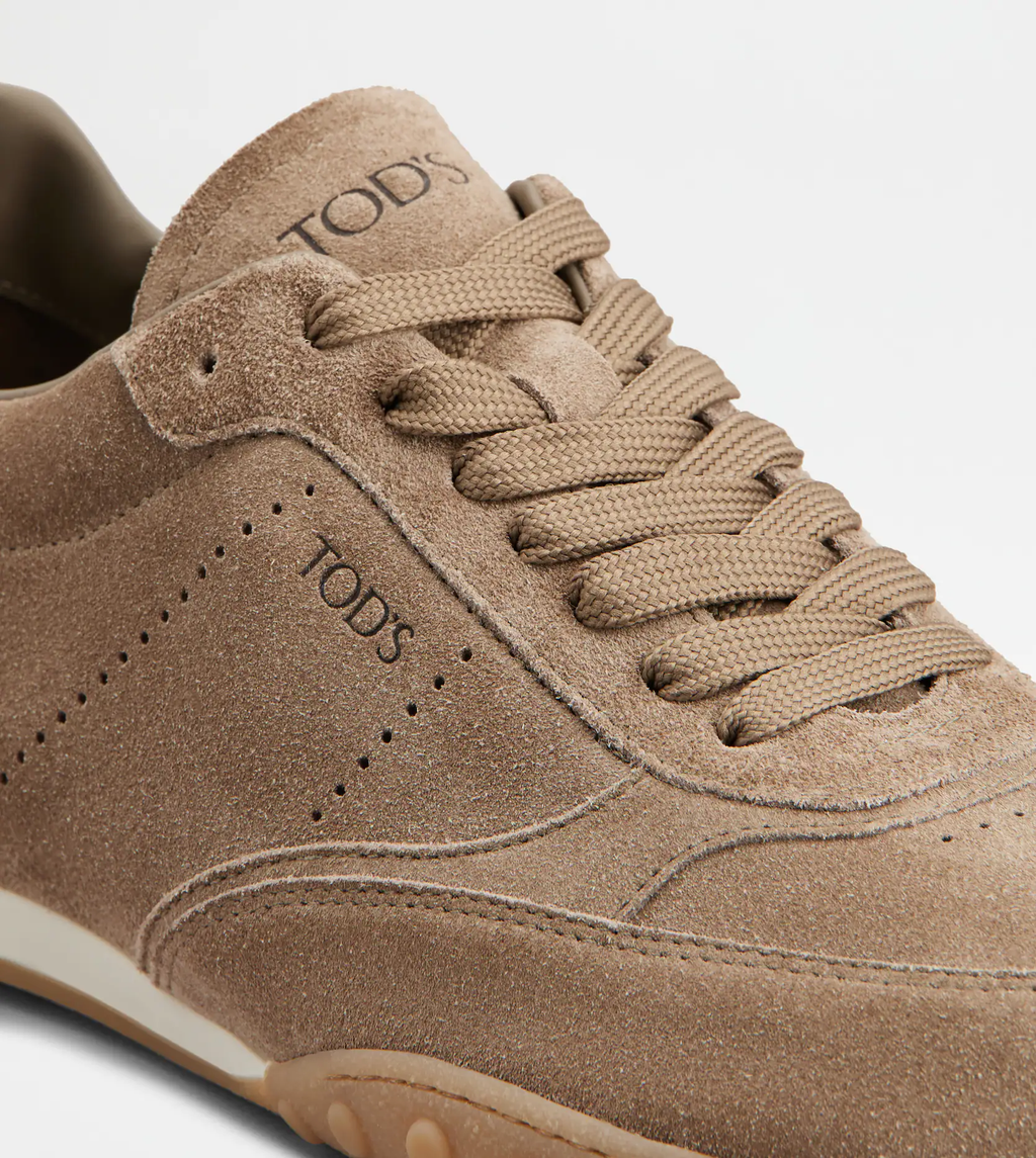 Sneaker Cuir Velours