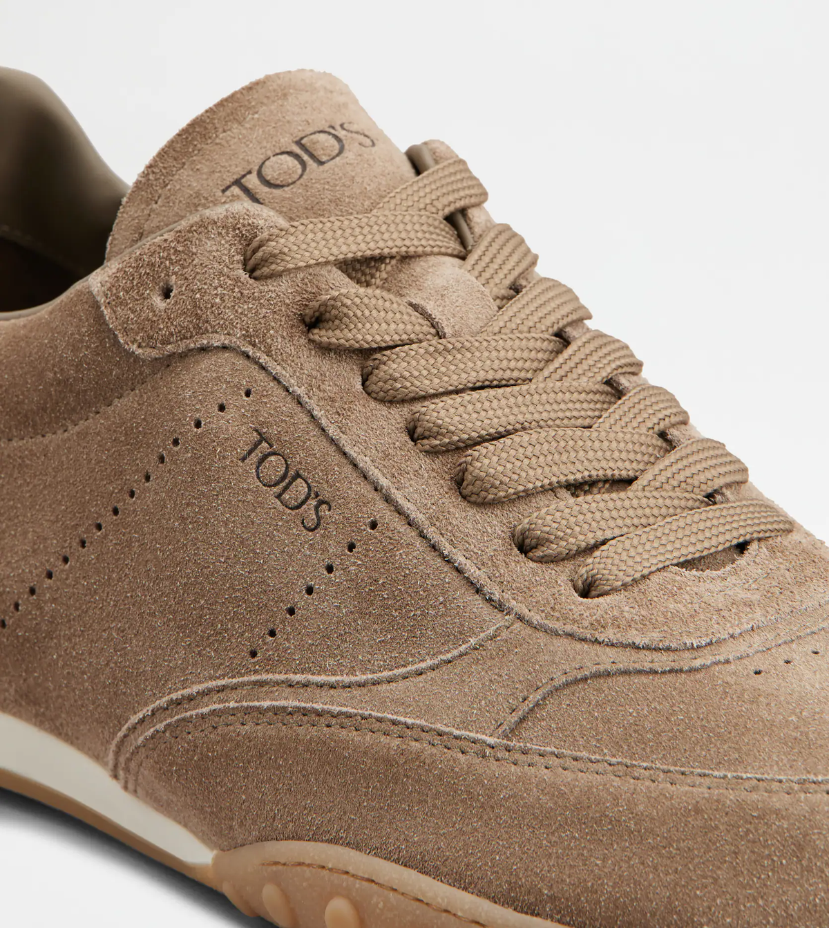 Sneaker Cuir Velours