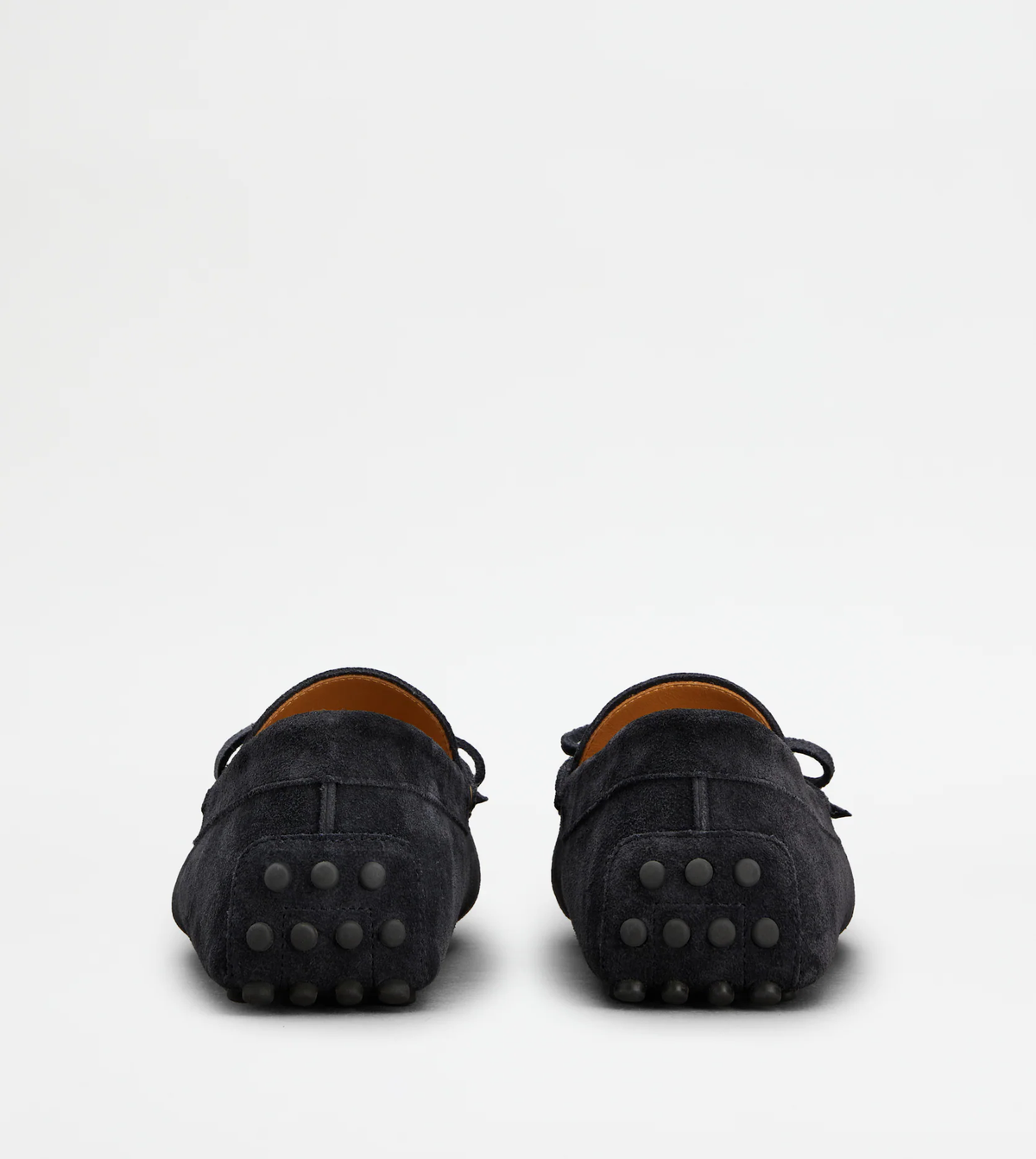 Mocassin Gommino lacet cuir velours