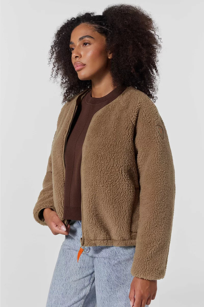 Veste réversible Gertrude Julie – Marron – vue 4