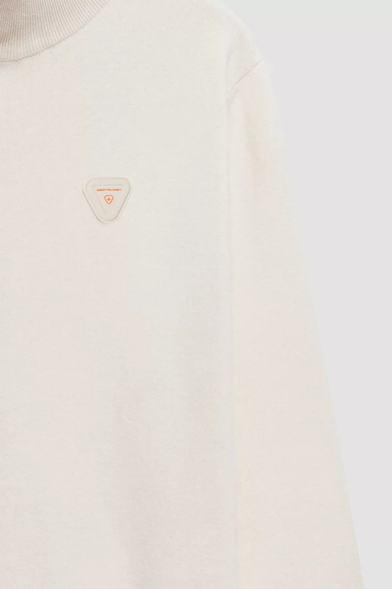 Pull Gertrude Lewis Patch – Écru – vue 2