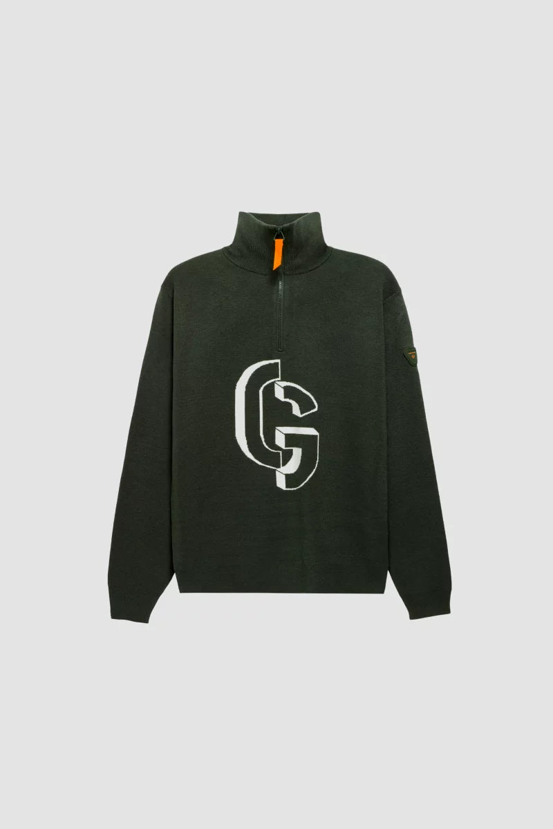 Pull Gertrude Lewis – Kaki – vue 1