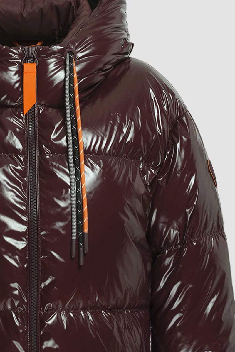 Doudoune Gertrude Lindsay Bright Jacket – Bordeaux – vue 4