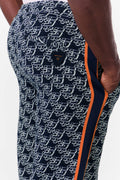 Jogging Gertrude Mats Acetate Mono – Marine – vue 1
