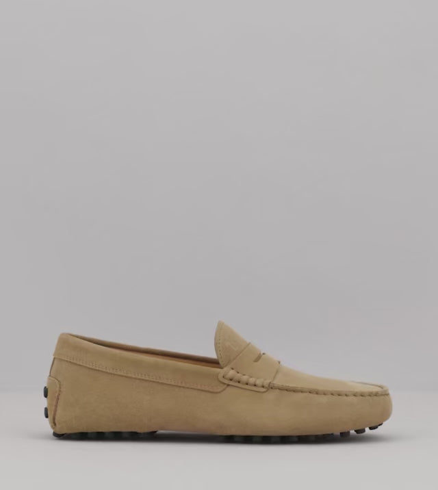 Mocassin Gommino Cuirs Velours