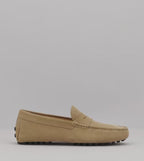 Mocassin Gommino Cuirs Velours
