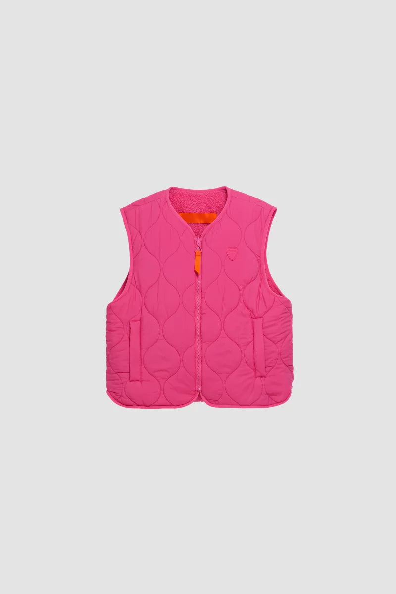 Gilet Gertrude Saka – Rose – vue 7