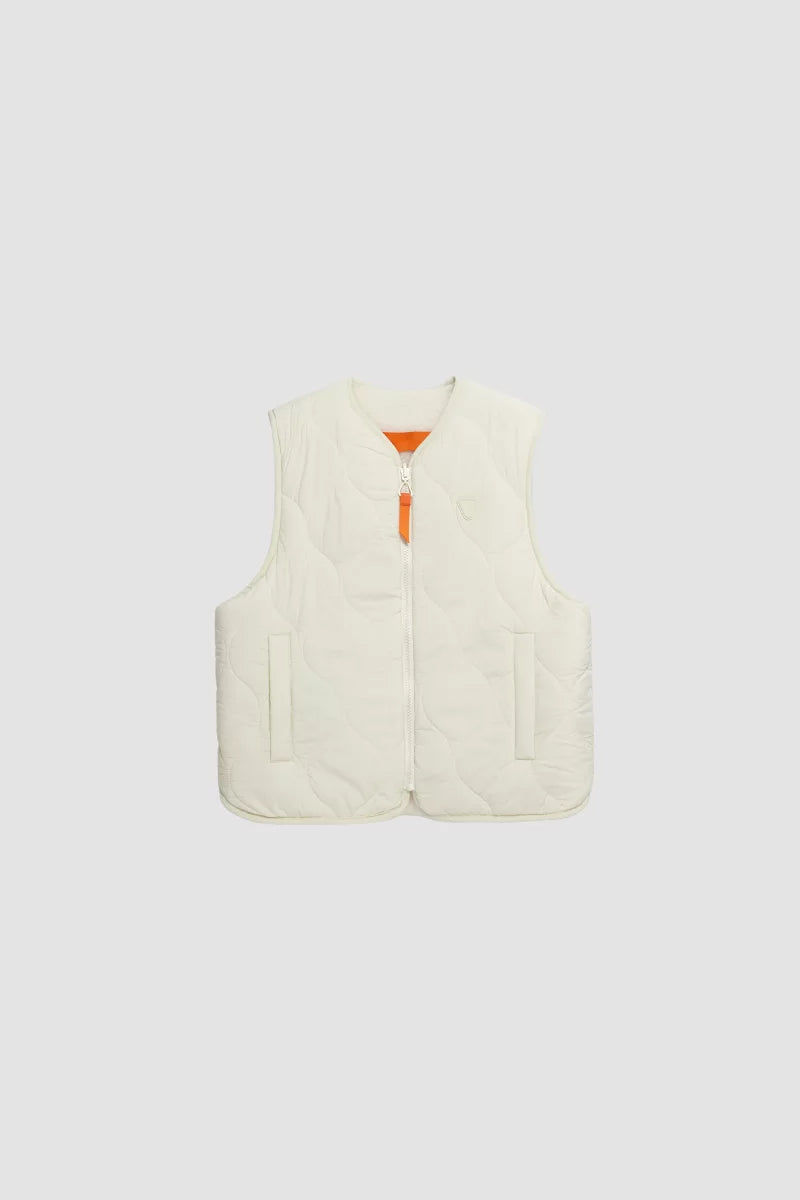 Gilet Gertrude Saka – Écru – vue 3