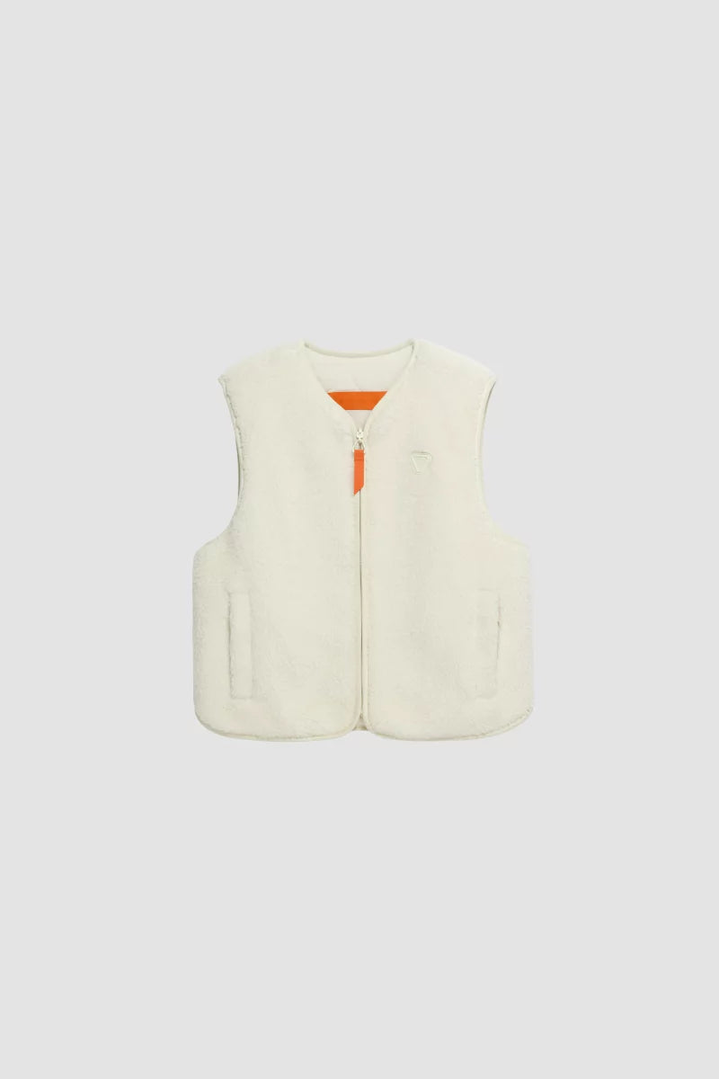 Gilet Gertrude Saka – Écru – vue 1