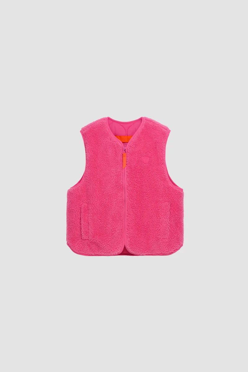 Gilet Gertrude Saka – Rose – vue 5