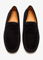 Tod’s Mocassins Gommino en daim – Noir – vue 4