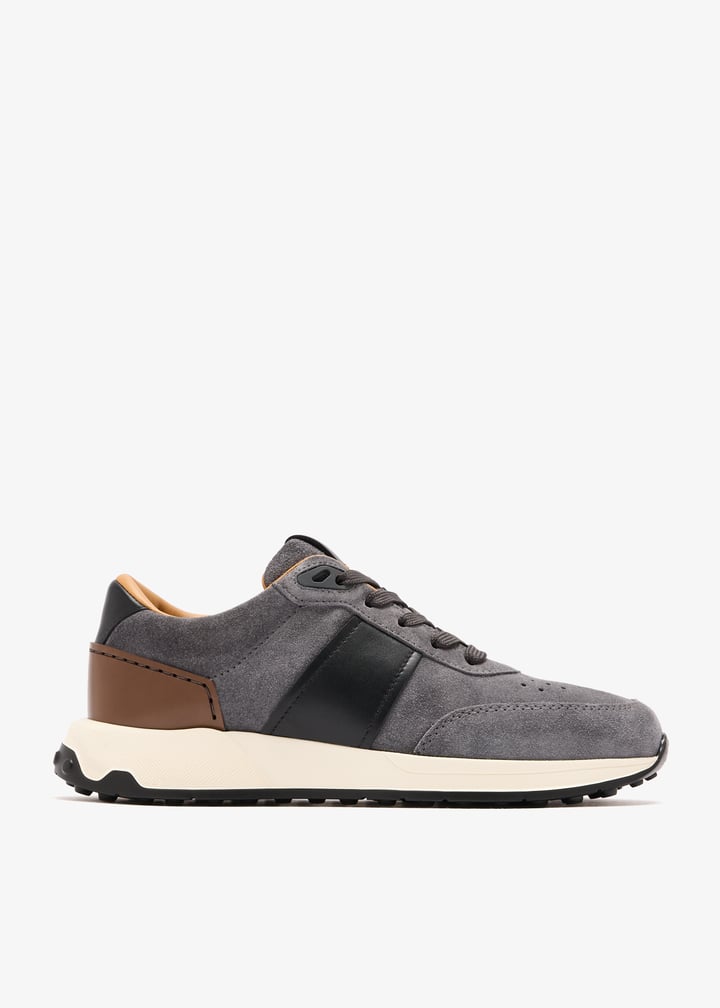 Tod’s Baskets 63K en daim – Anthracite – vue 1