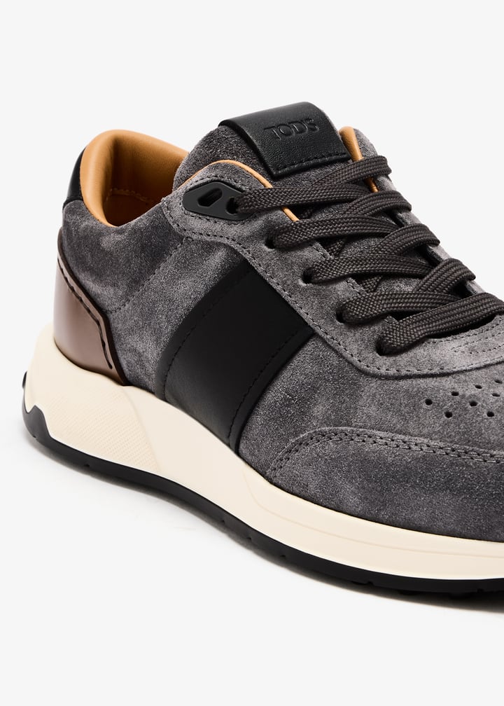 Tod’s Baskets 63K en daim – Anthracite – vue 2