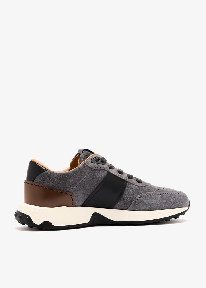 Tod’s Baskets 63K en daim – Anthracite – vue 3