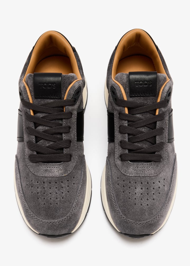 Tod’s Baskets 63K en daim – Anthracite – vue 4